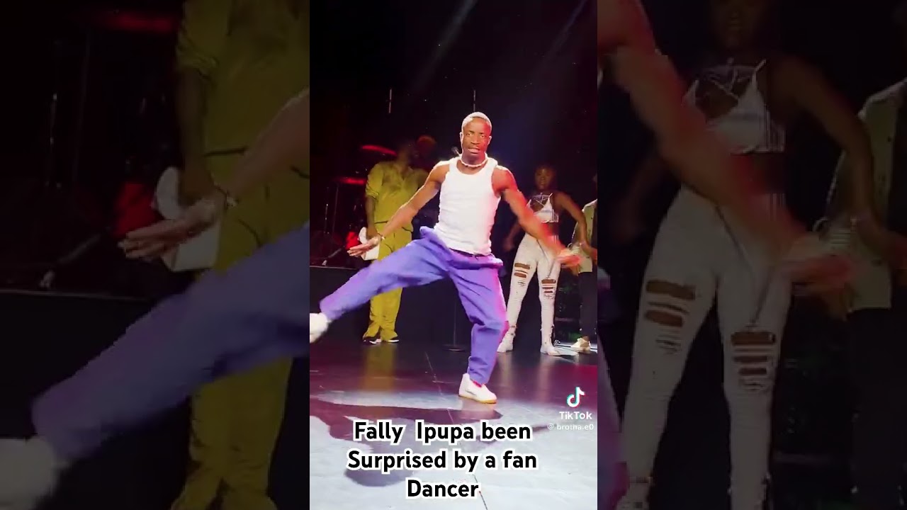 Fally Ipupa been surprised by a Fan Dancer 🕺