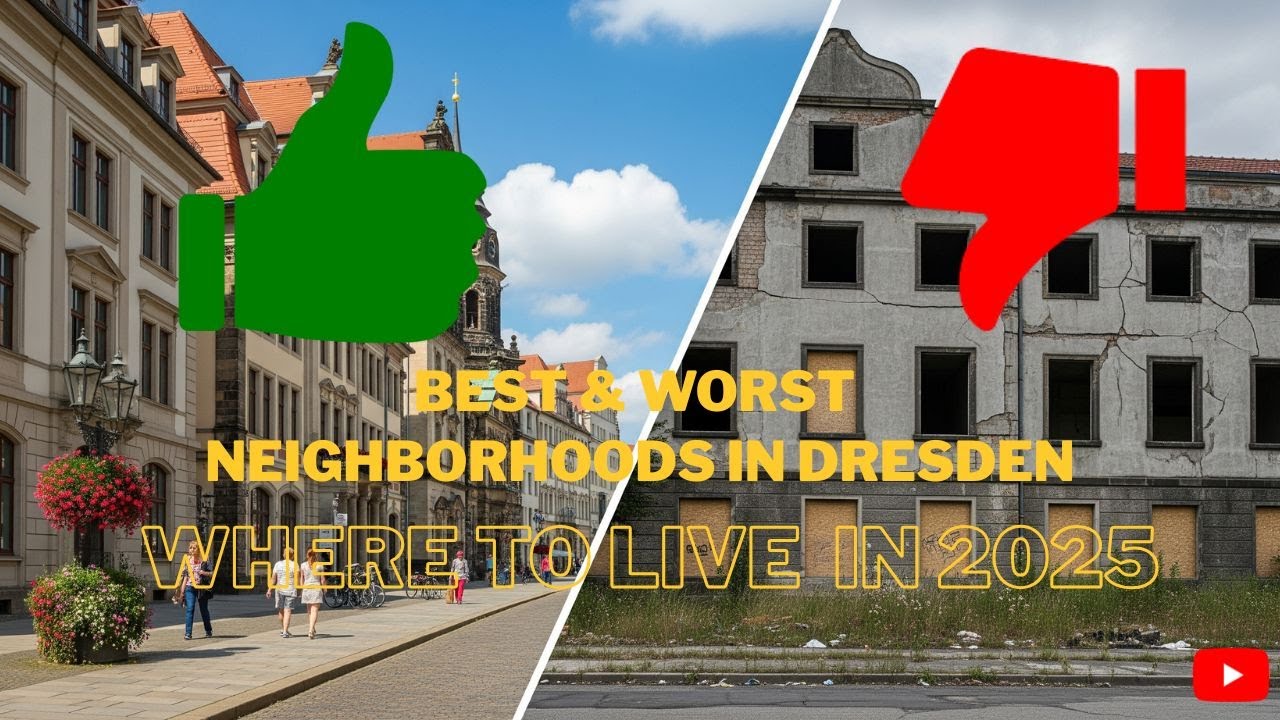 Лучшие и худшие районы Дрездена 🏙️ Где жить (или не жить) в 2025 году