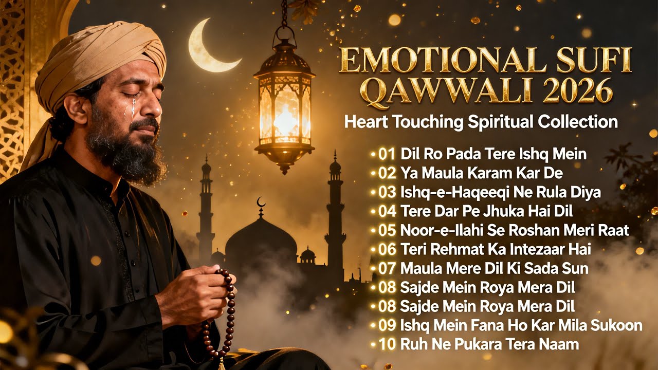Non Stop Sufi Songs 💛 Heart Touching & Emotional Kalam | Soulful Islamic Sufi Music