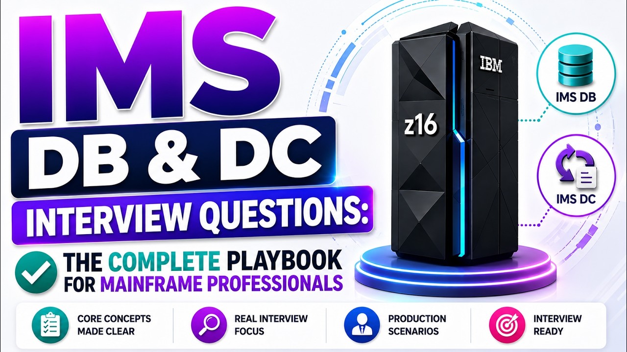 IMS DB/DC Interview Questions: The Complete Playbook to Pass