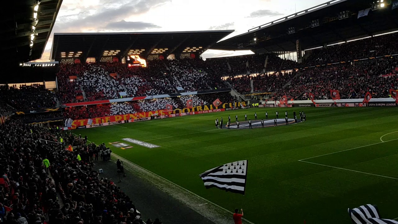 Stade Rennais - Arsenal. presentation des joueurs rennais 7/3/19