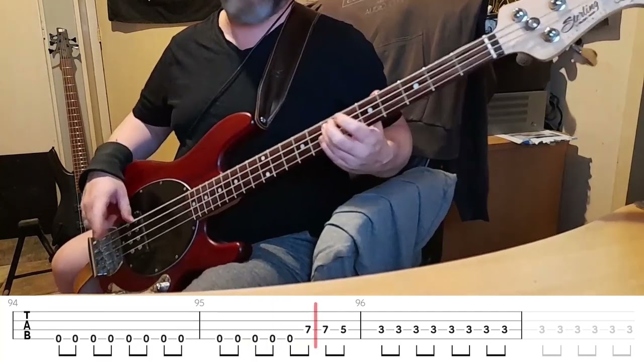 Metallica - Whiskey In The Jar (Bass Cover w/ Bass Tabs)
