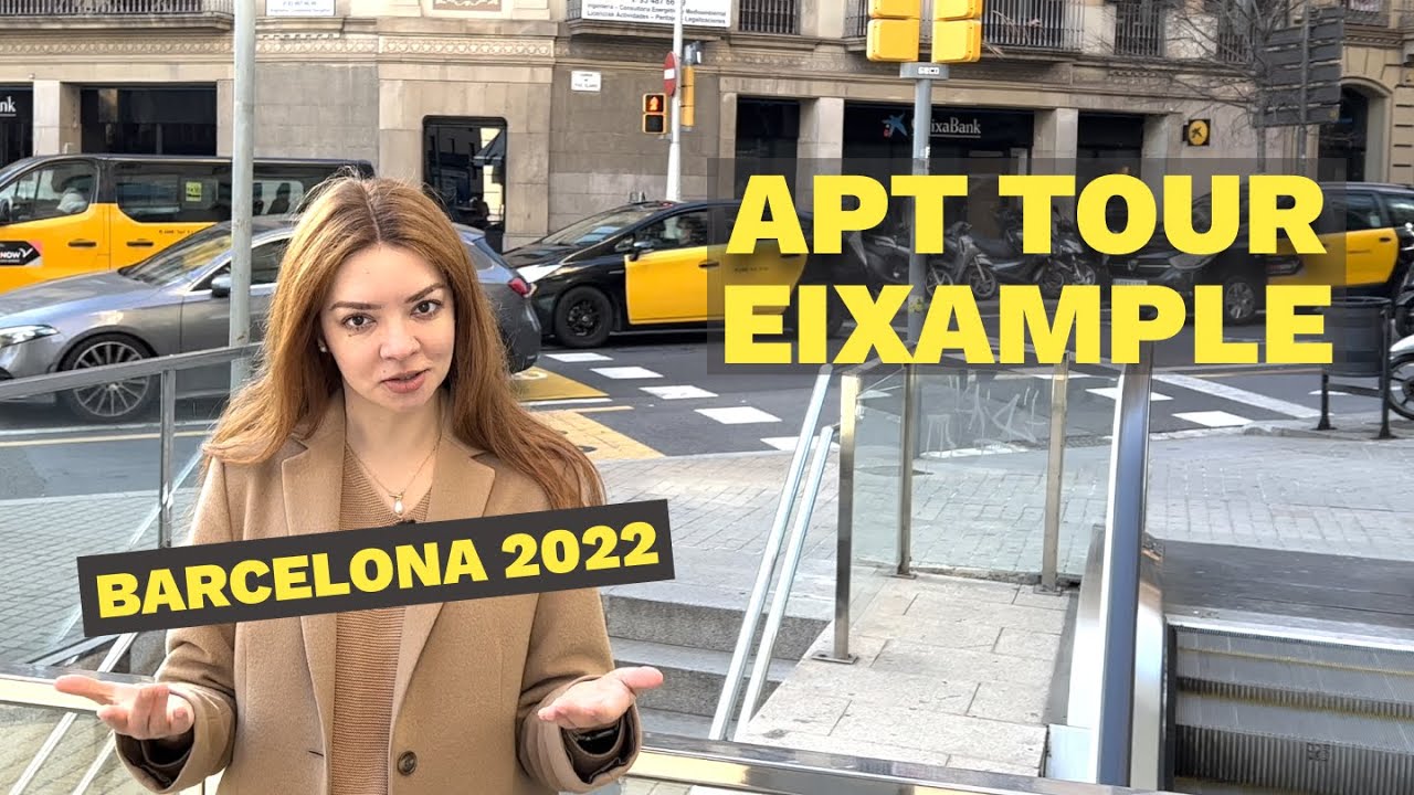 BARCELONA APARTMENT tour  🏢 Is rent in EIXAMPLE  cheap?