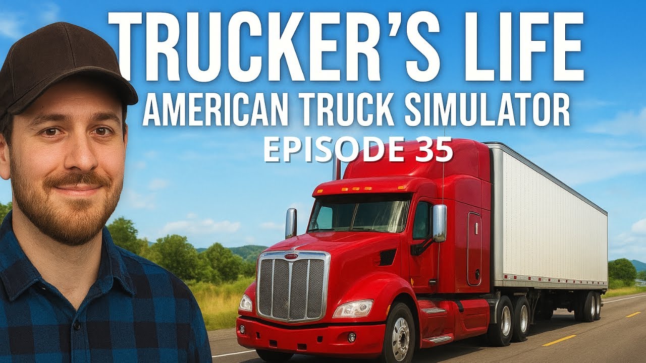 Trucker’s Life | American Truck Simulator | Montana to British Columbia Delivery | EP 35