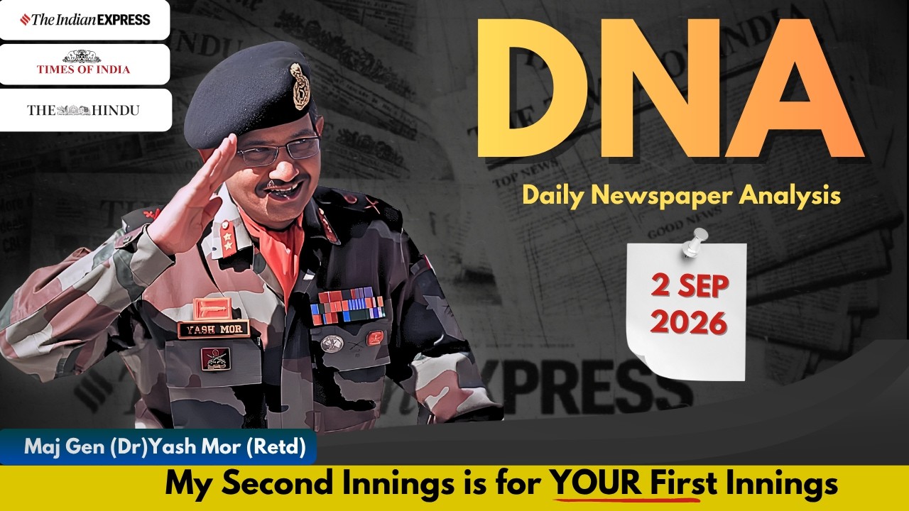 Daily Newspaper Analysis | 02 September 2026 | Current Affairs | #ssb #upsc #cds #upsc
