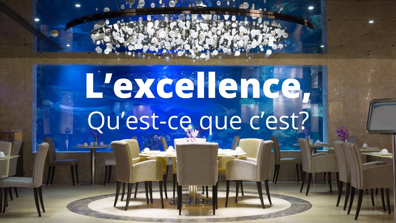 L'excellence qu'est ce que c'est ?