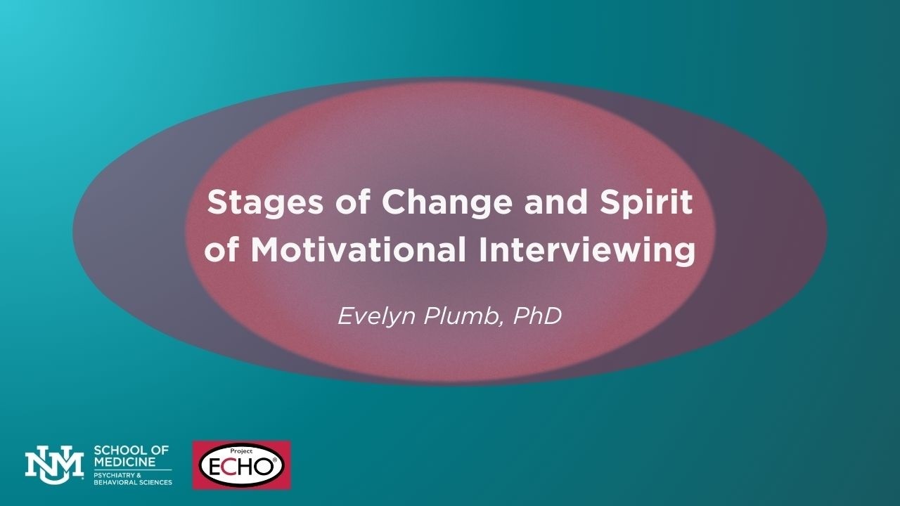 Stages of Change & Spirt of Motivational Interviewing 01/27/26