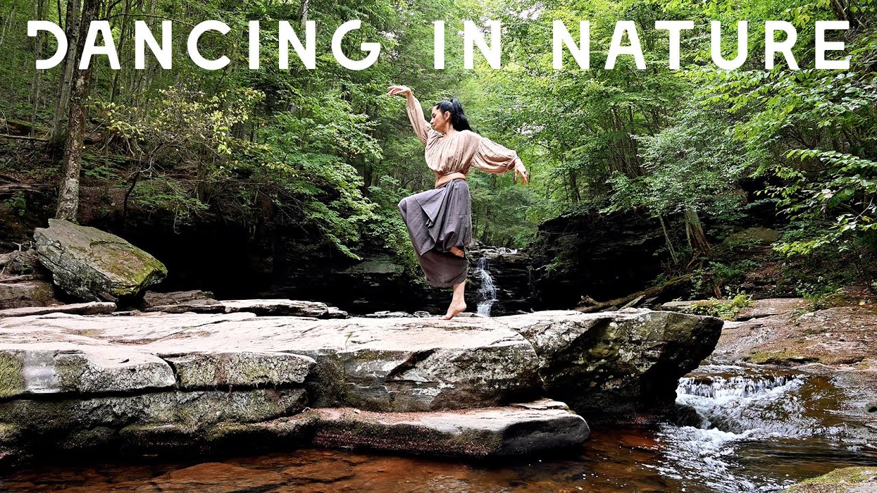 Dancing in Nature - Dancing to Relaxing Music on a Stream in the Woods | Nataliya Bondar-Shelest