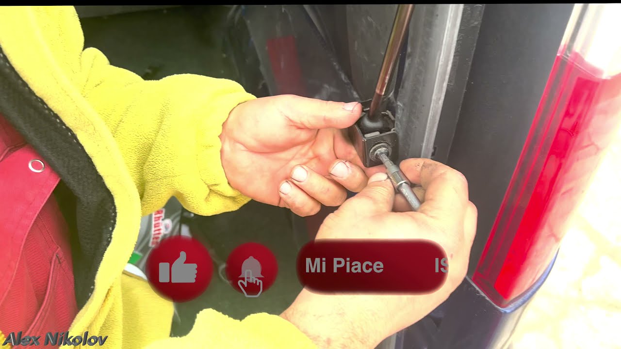 Tutorial Come Cambiare Pistoncini Baule su Fiat Doblo 2000/2009