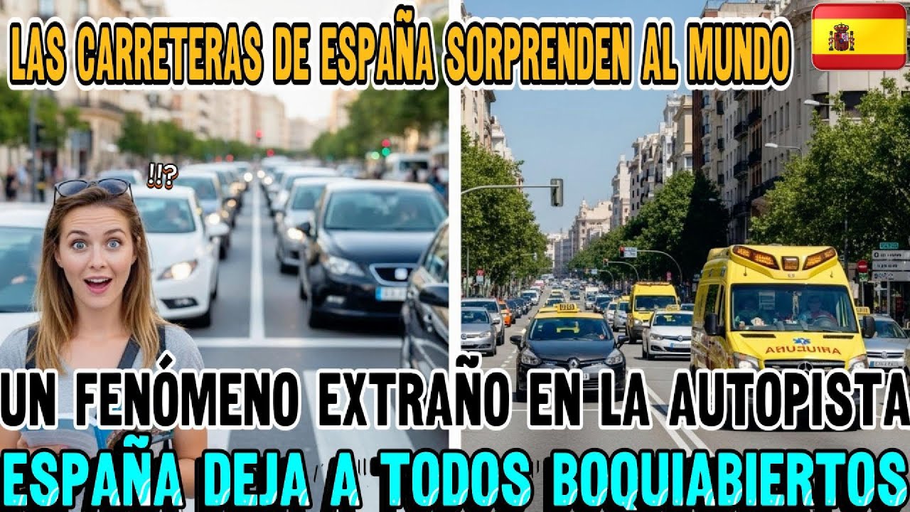 ¡El milagro de Moisés en España! El orden y la solidaridad en las carreteras que asombran al mundo