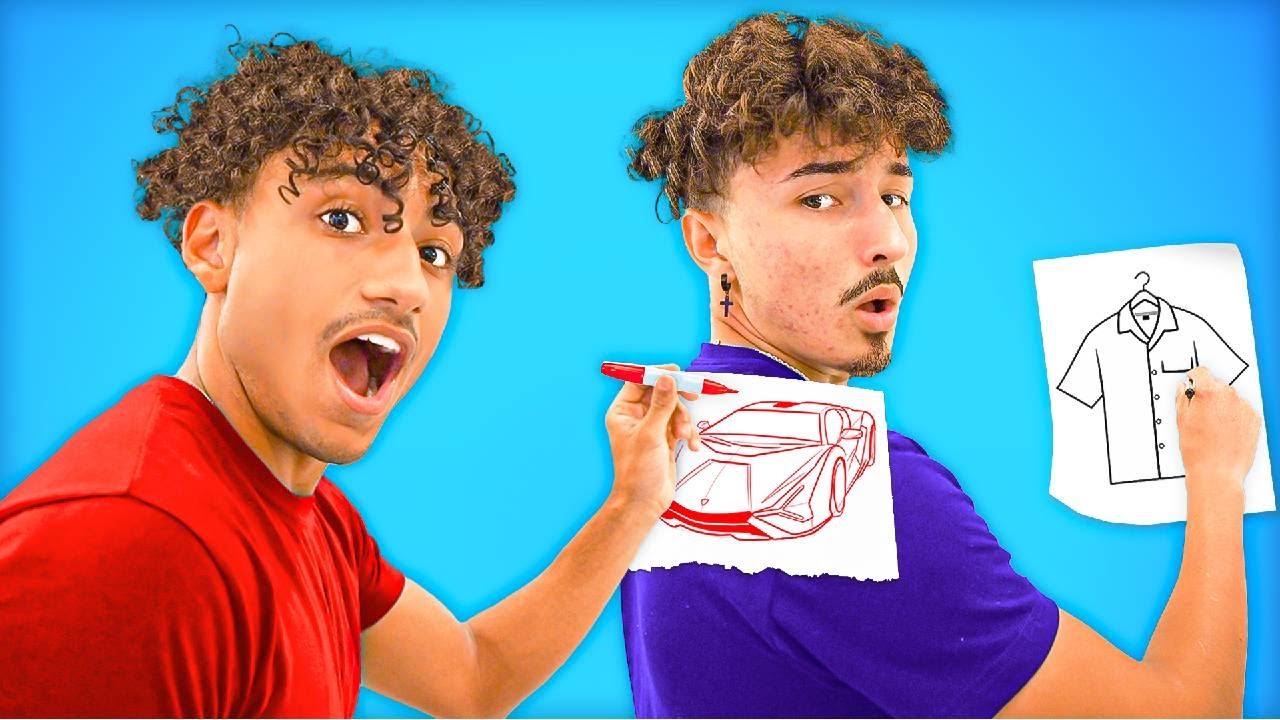 Copy My Drawing, I'll Buy It For You Challenge!!