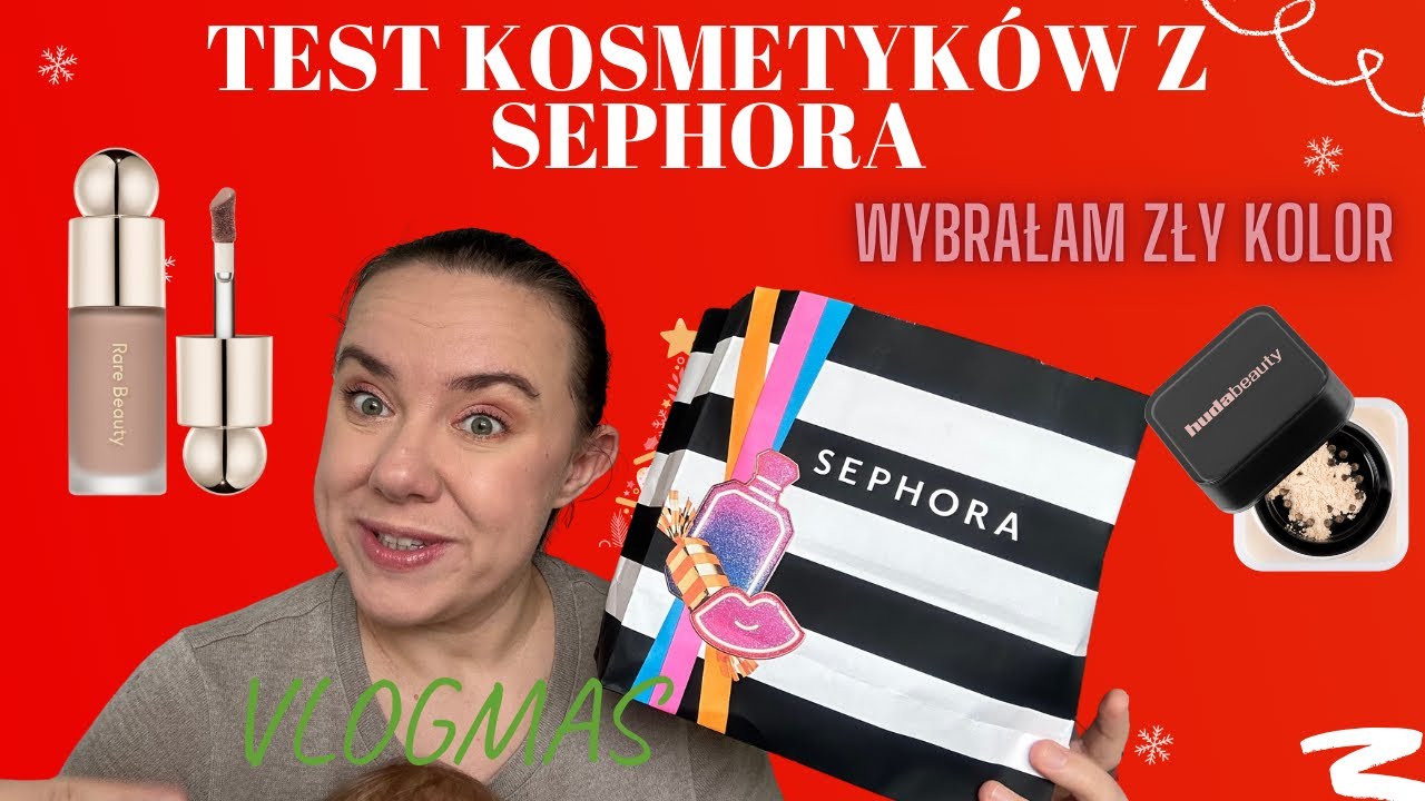 TESTUJĘ VIRALOWE KOSMETYKI Z SEPHORA- KOSAS, HUDA BEAUTY, ERBORIAN, RARE BEAUTY 