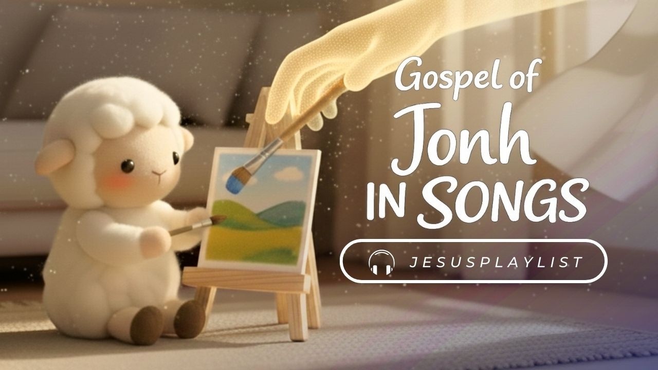 Peaceful Day with Jesus 🎨🖼️ | Cozy Christian Ambience for Work & Rest