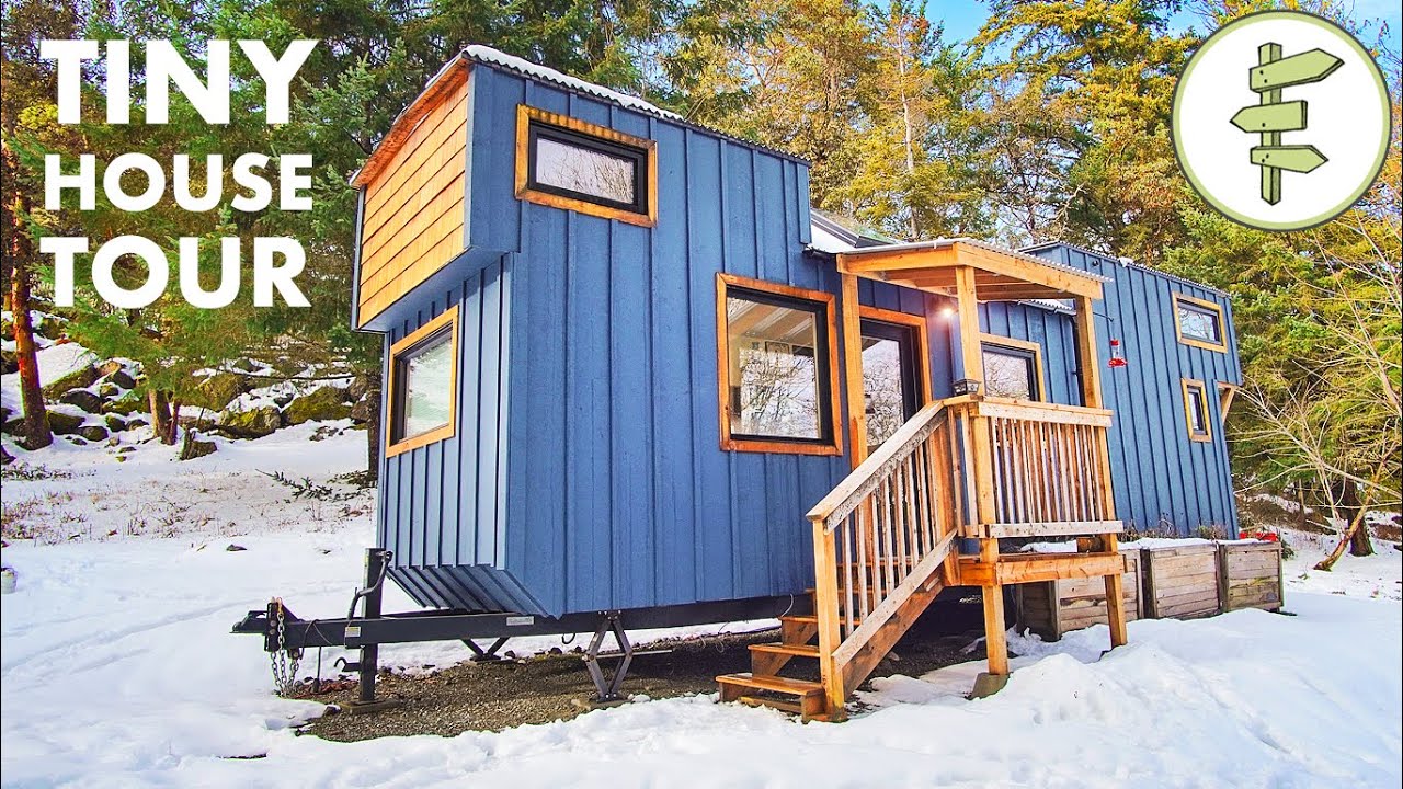 Impressive Modern Tiny House Build with FANTASTIC Interior Design!