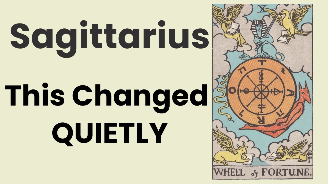 Sagittarius Something Has Quietly Shifted, And Now It All Comes Back To You 💛 March 30th &ndash; April 6th