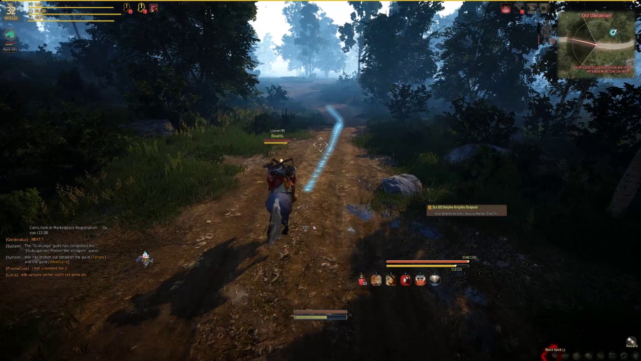 Delphe Knights Outpost Quest Black Desert Online