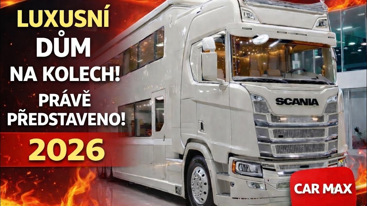 Scania Luxusní Obytný Truck 2026 | Největší Mobilní Dům Na Kolech!