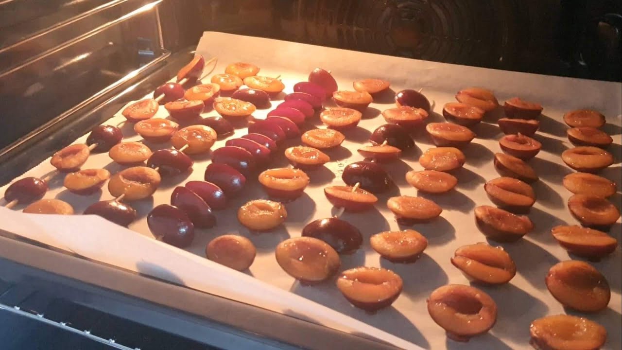 Как сушить сливы в духовке