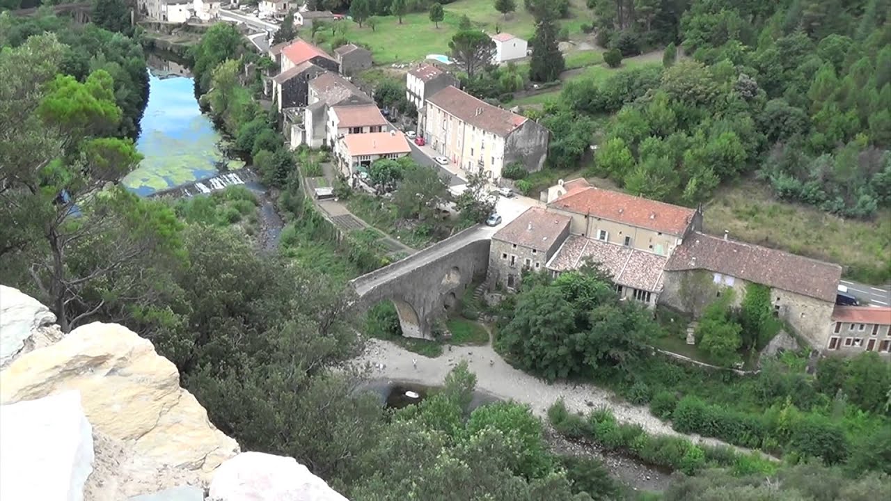 Olargues Ch&acirc;teau in France