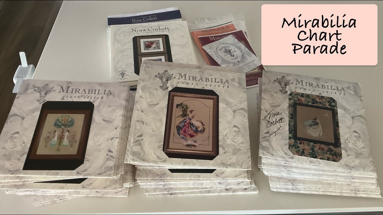 LADY MARMALADE IN STITCHES - Flosstube Extra - MIRABILIA CHART PARADE 💐🌺❤️