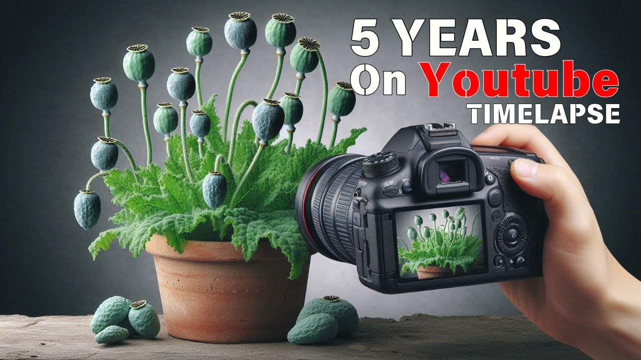 5 Years of Filming - All in One - Plant Time Lapse Compilation