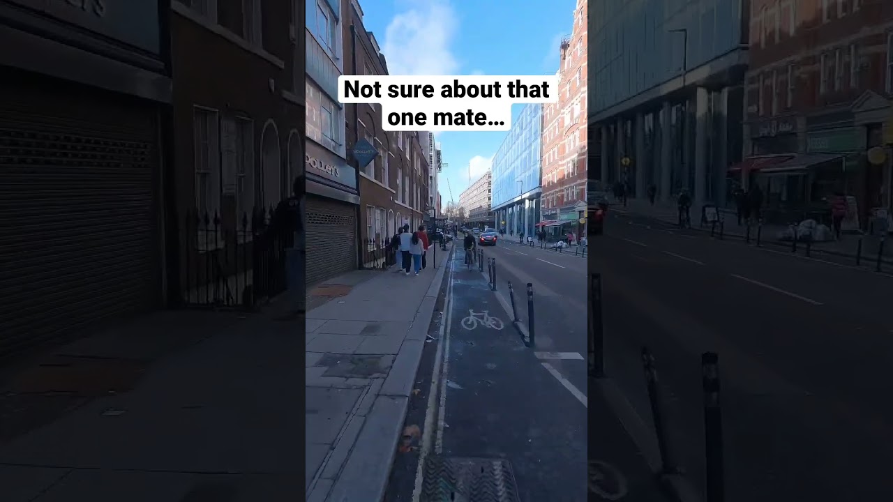 Cycling the wrong way in the cycle lane