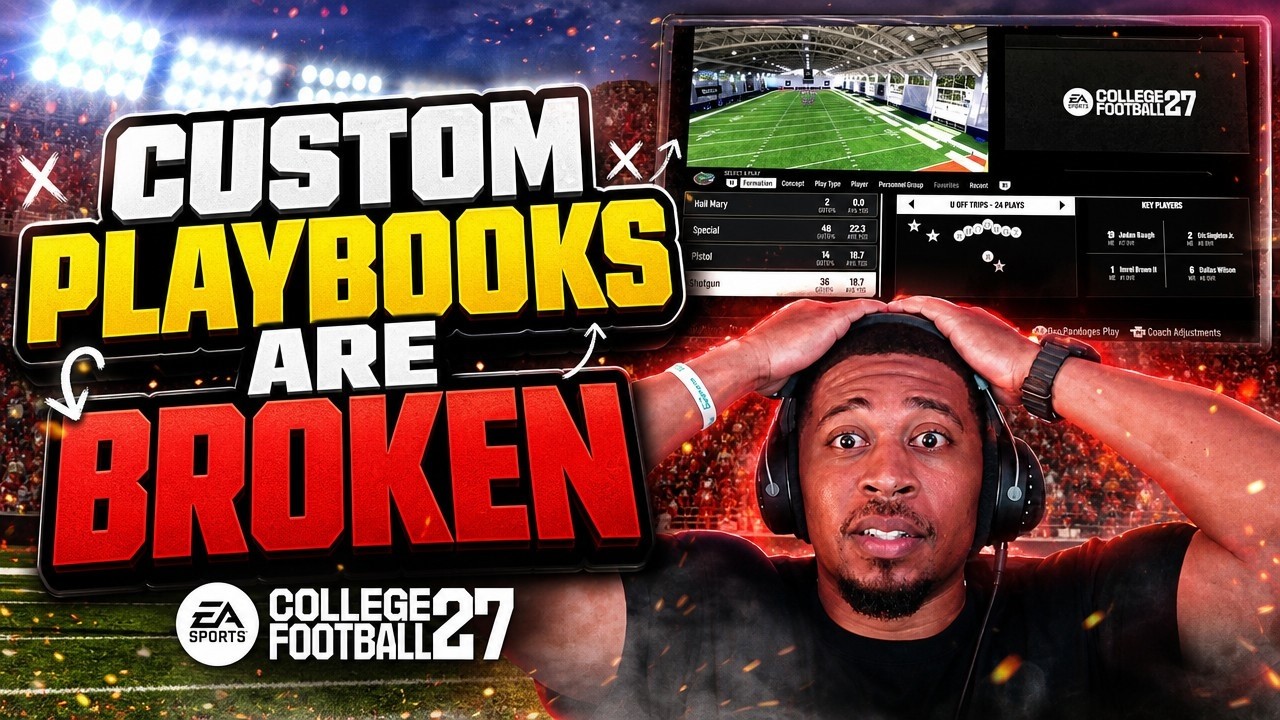 I Tried Custom Playbooks in College Football 27&hellip; And There&rsquo;s a Problem