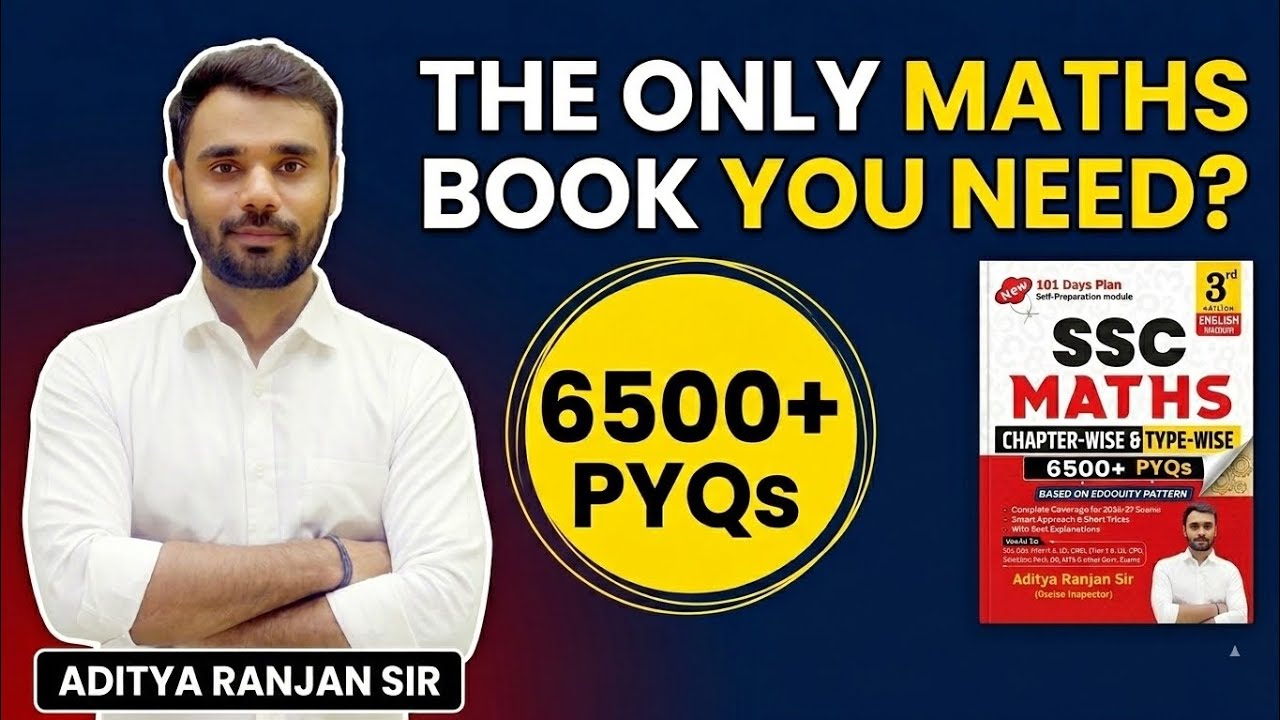 SSC Maths Book 3rd Edition Review | Aditya Ranjan Sir | Type-wise Analysis