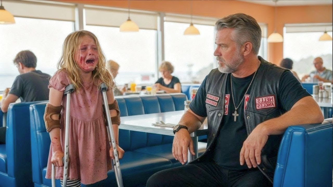 Everyone Rejected the Crippled Girl — Until a Hell’s Angels Biker Sat With Her