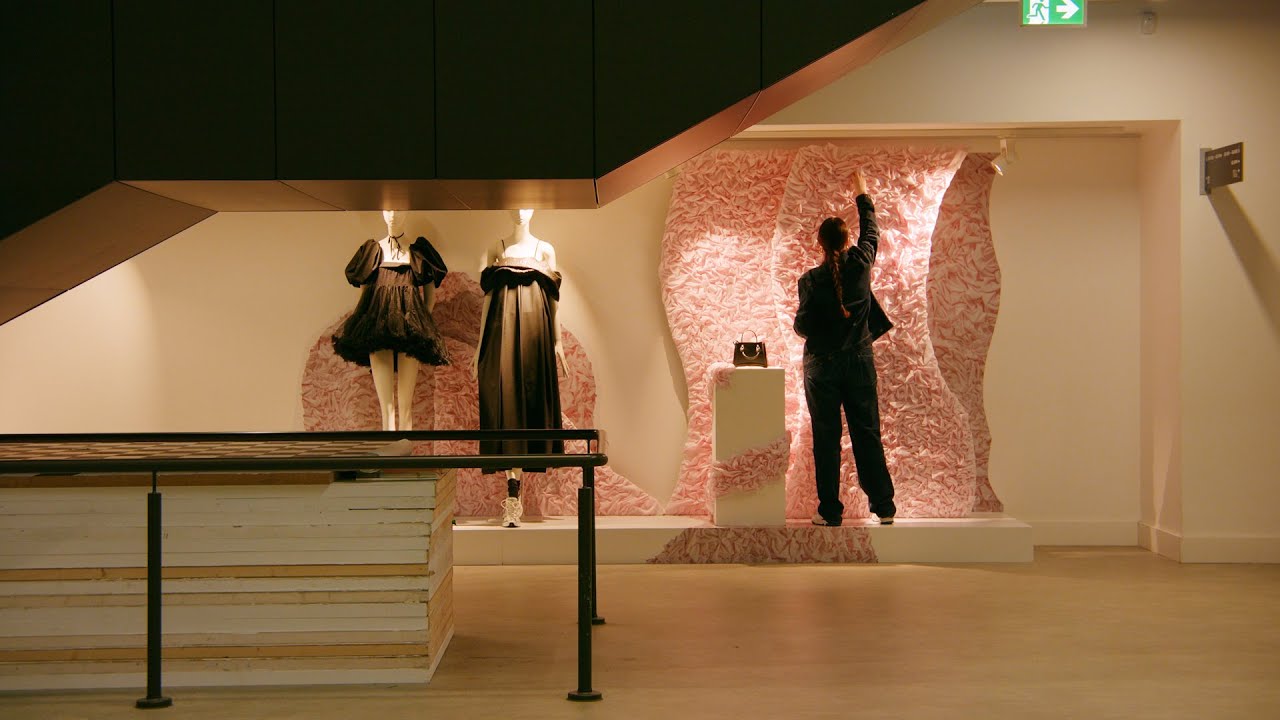 Visual Merchandising and Display student with #WorkReadySkills