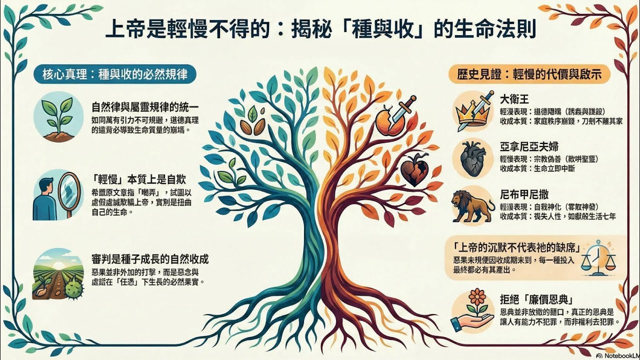 【新約】【加拉太書】種與收的生命法則：深入解析「上帝是輕慢不得的」
