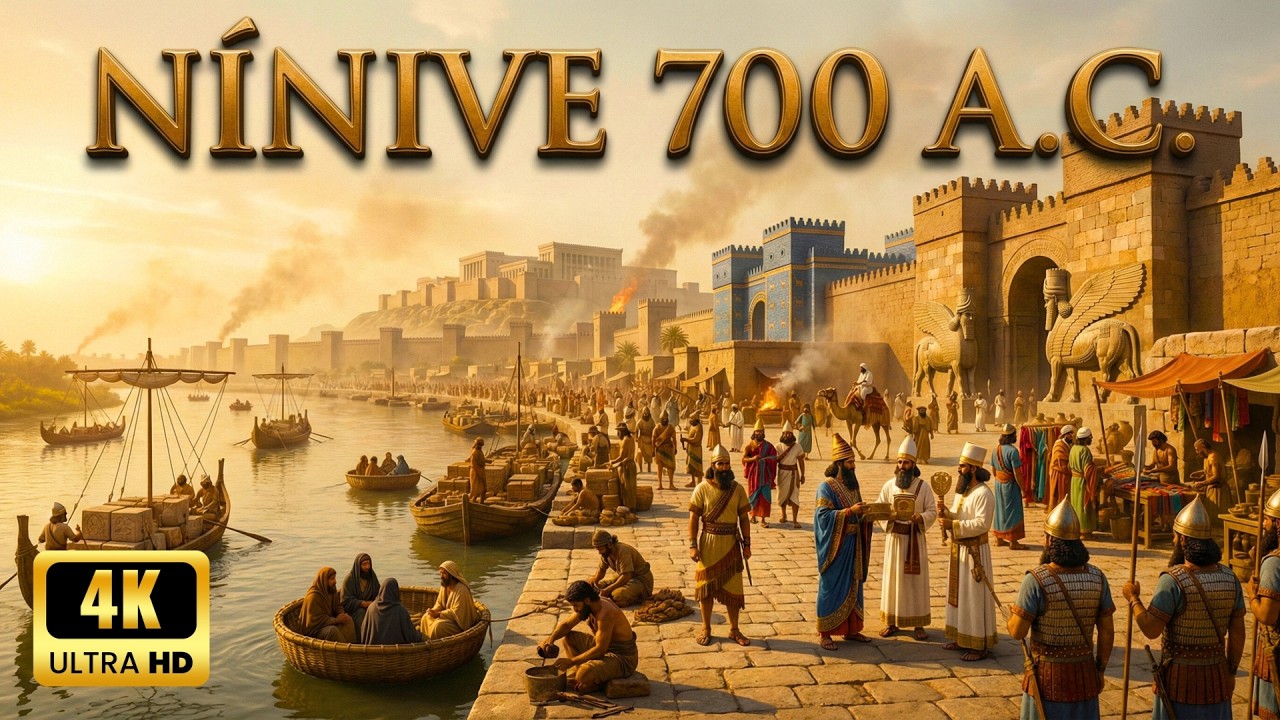 Así era Nínive en los 700 a.C (reconstrucción con IA)