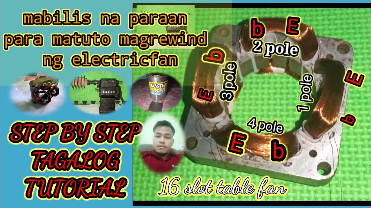 STEP BY STEP FAN MOTOR REWINDING ( PART 0NE)https://youtu.be/NTabjPkG9YI