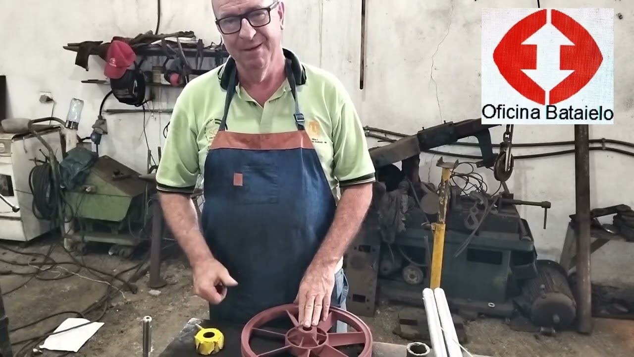 Furo cônico de polia de compressor 