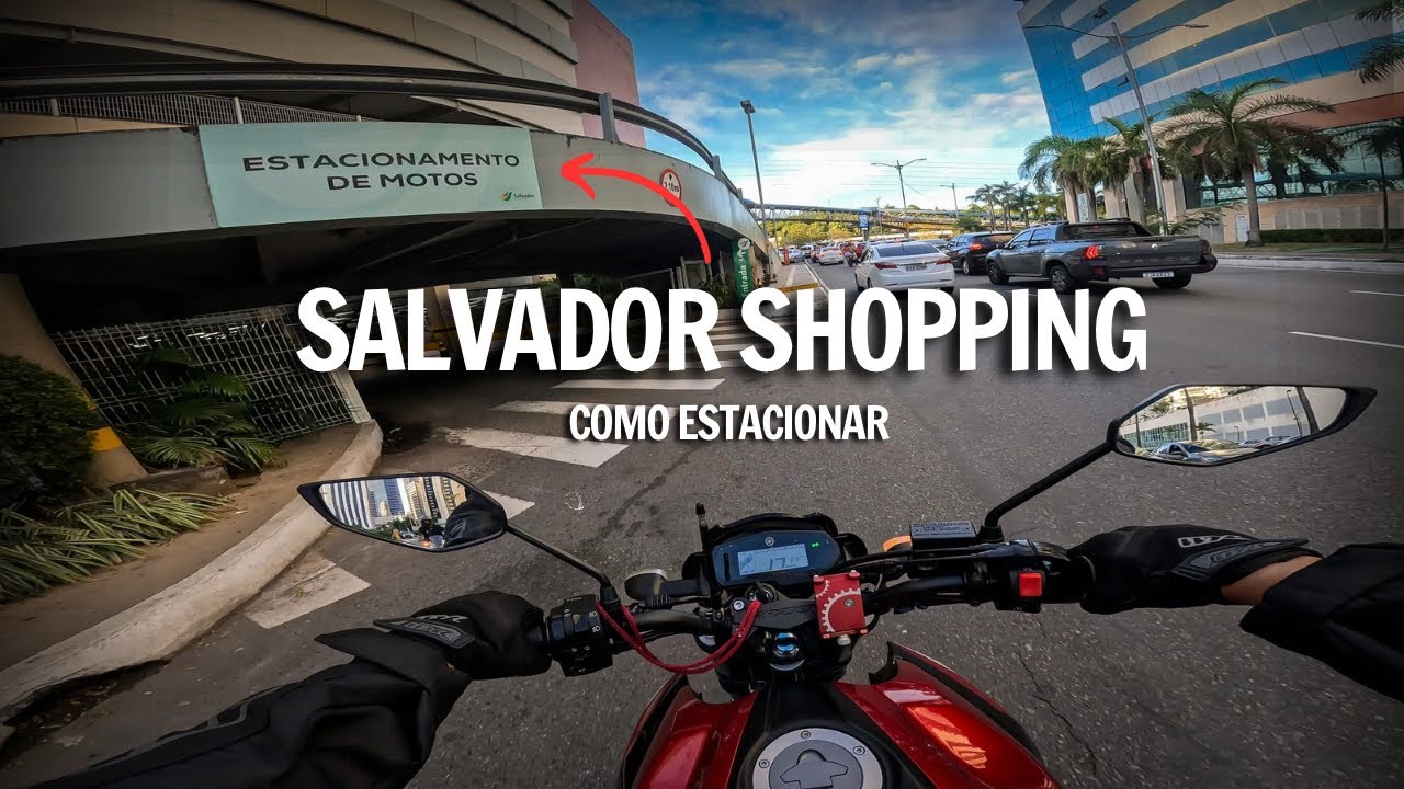 SALVADOR SHOPPING - COMO ESTACIONAR A MOTO