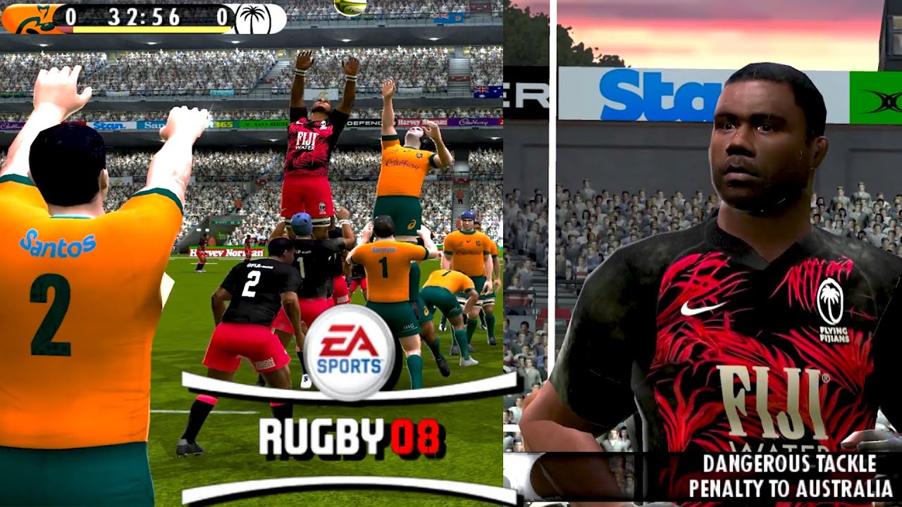 EA Rugby 08 | Flying Fijians vs Wallabies | Is Rugby 08 STILL the Ultimate Rugby Video Game GOAT?