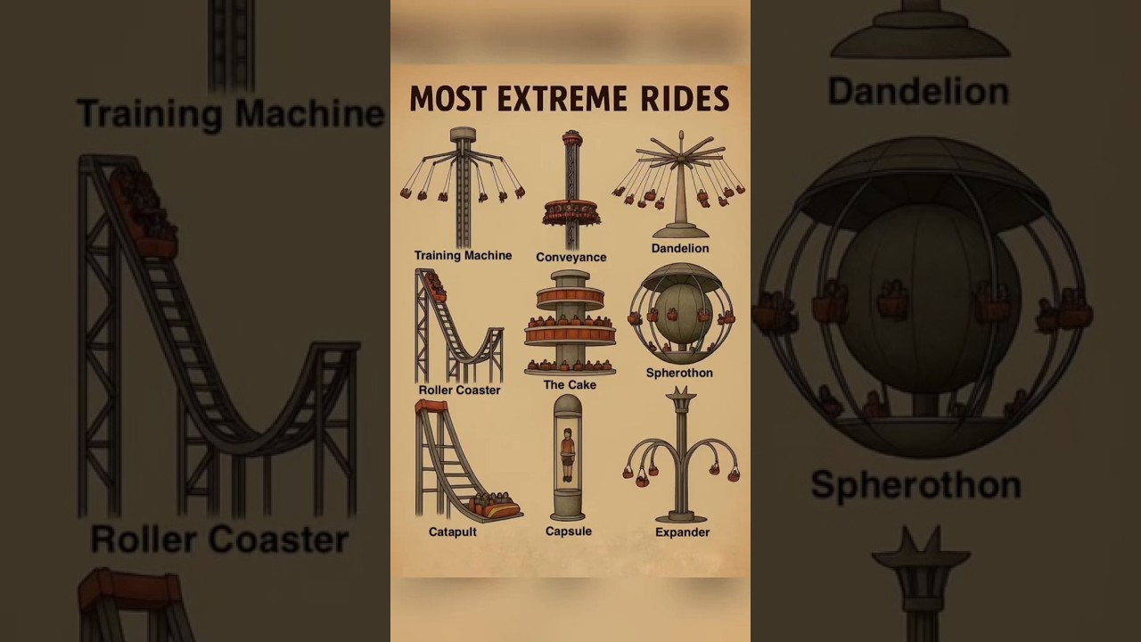 Would you enjoy this ride?😳 #youtubeshorts #rollercoaster #shorts #extremeride