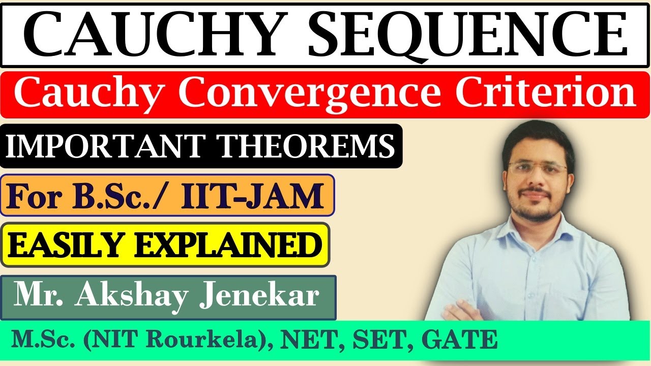 Cauchy Sequence (in Hindi) | Important Theorems | Cauchy Convergence Criterion | BSc Maths | IIT-JAM