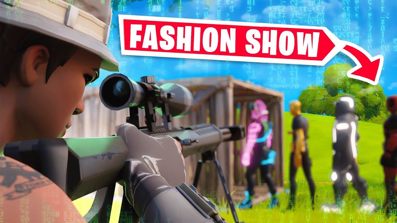 STREAM SNIPING FASHION SHOWS FOR 48 HOURS STRAIGHT