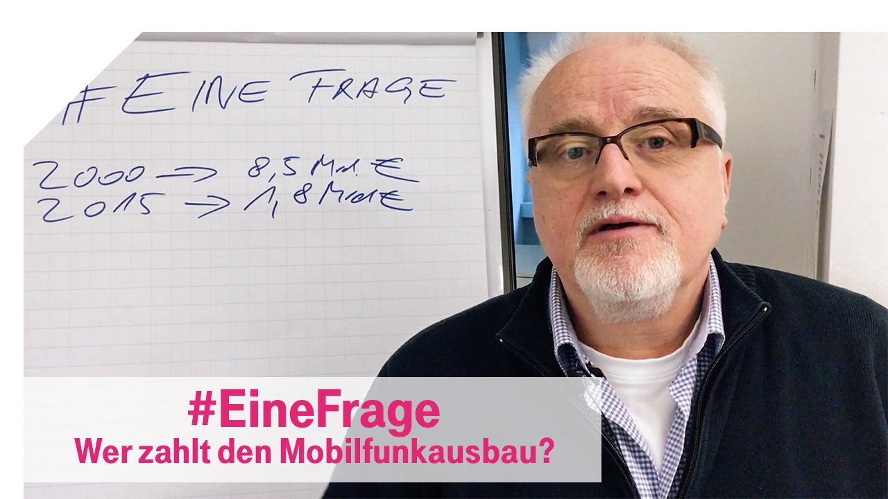 #EineFrage: Wer zahlt den Mobilfunkausbau?