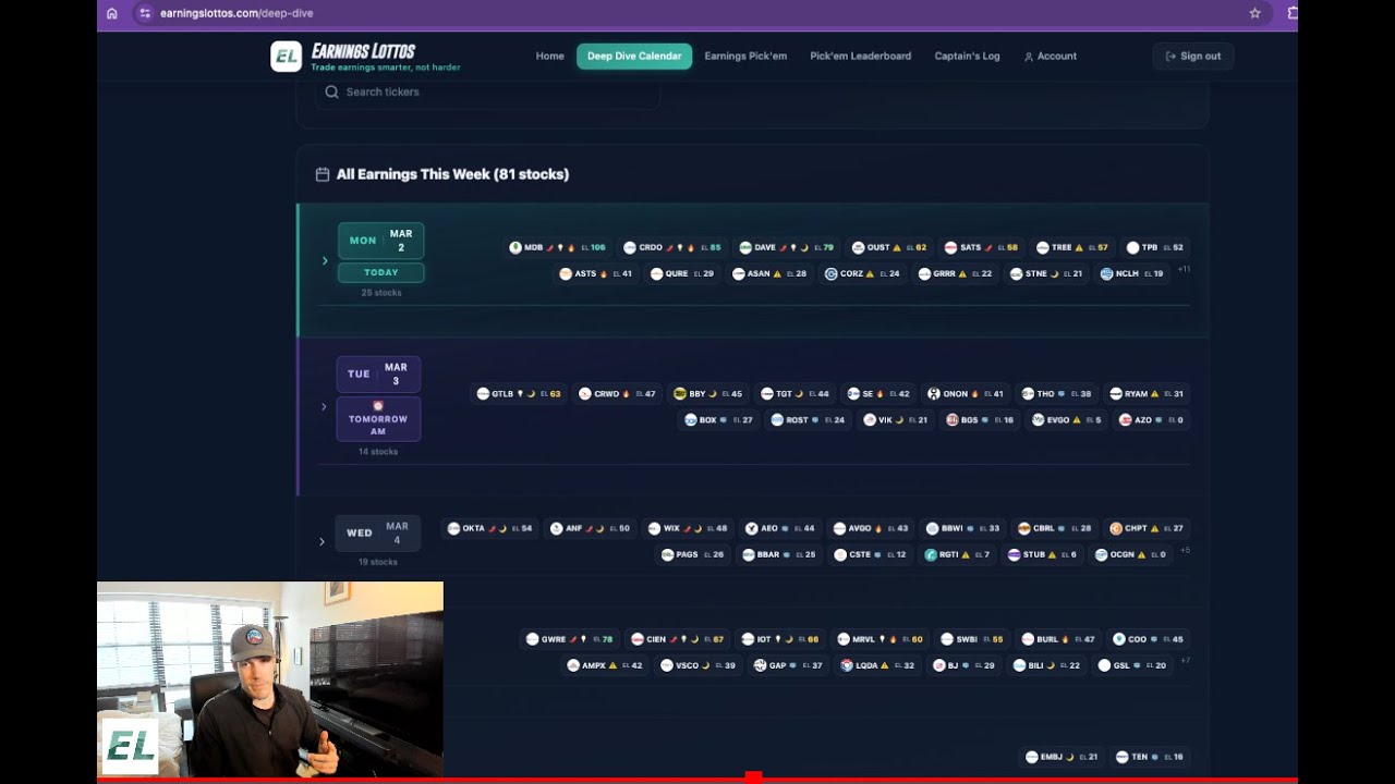 EarningsLottos POWER (half) HOUR LIVE 3/2/26