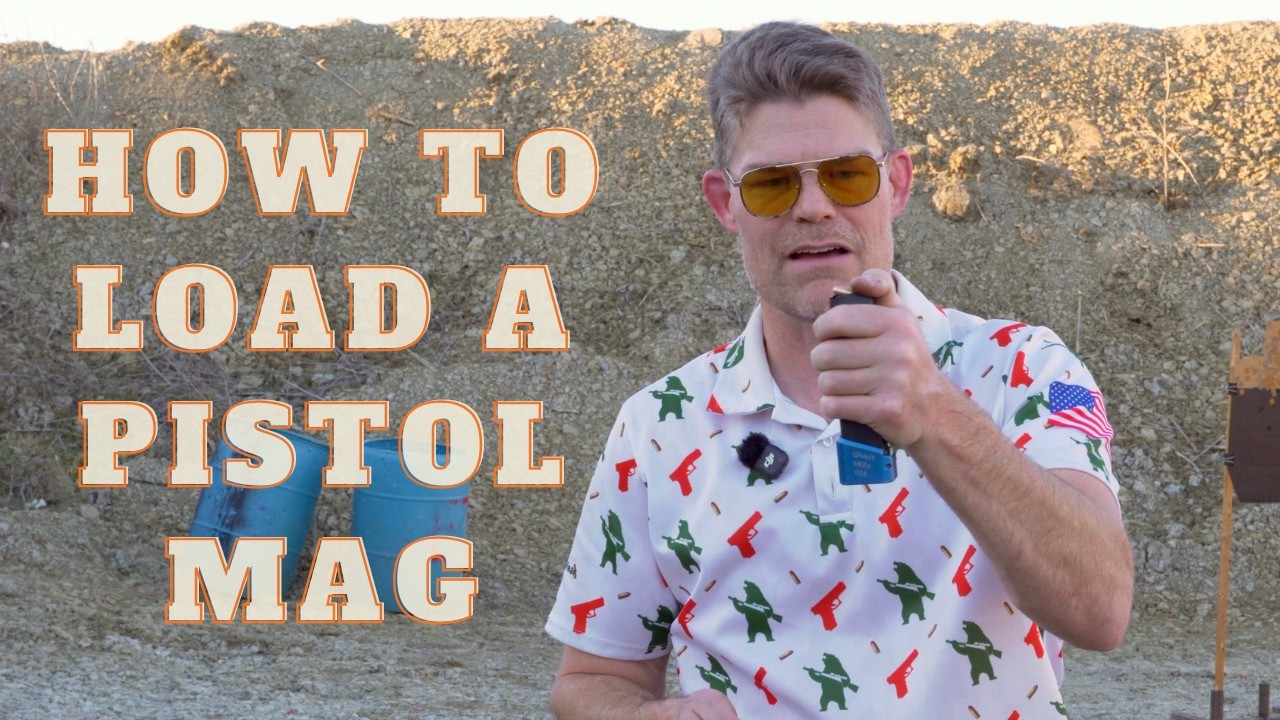 How to Load a Pistol Magazine Efficiently & Safely | Training Tips