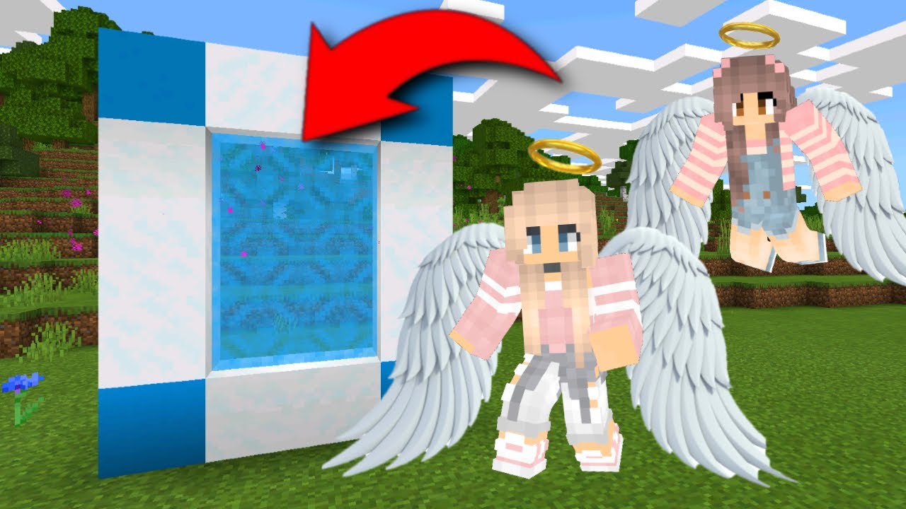 How To Make A Portal To The Heaven Dimension in Minecraft!!!