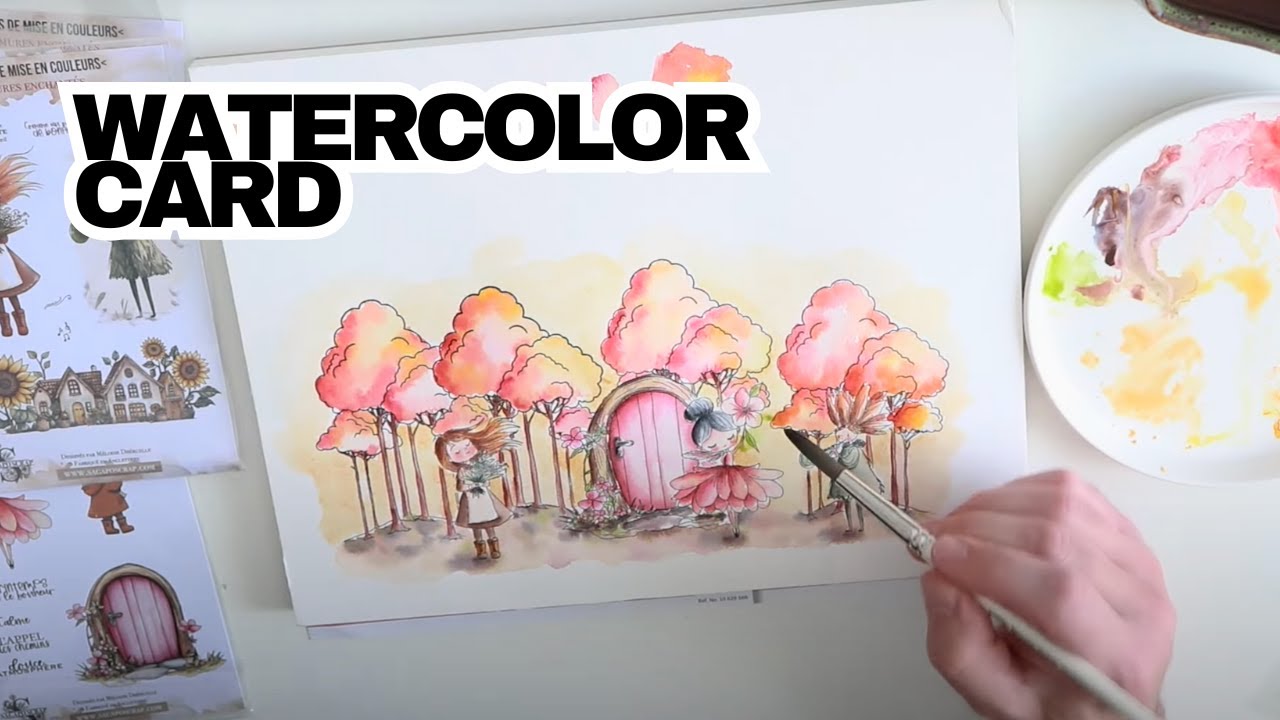 Carte｜Forêt enchantée et Créatures Cachées｜Carte à l’aquarelle Part 2