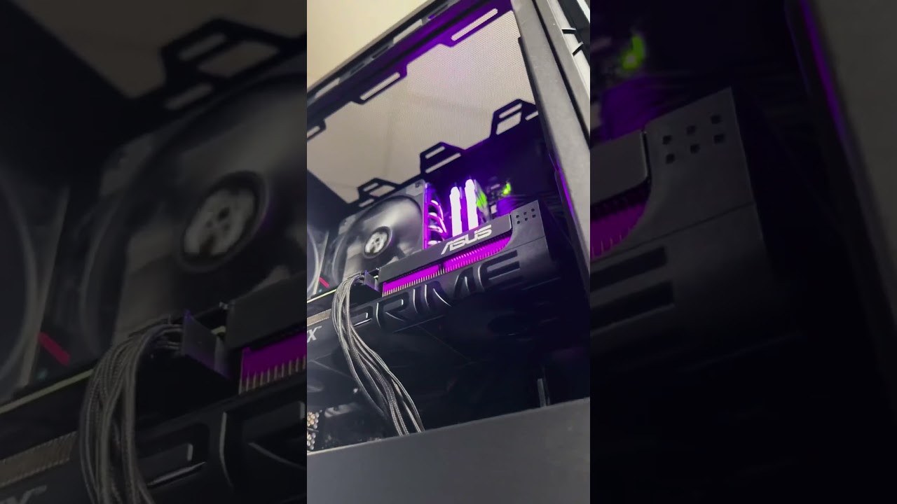 ASUS ProArt PA401 Wood Build. #pcbuild #asus #pc #shorts