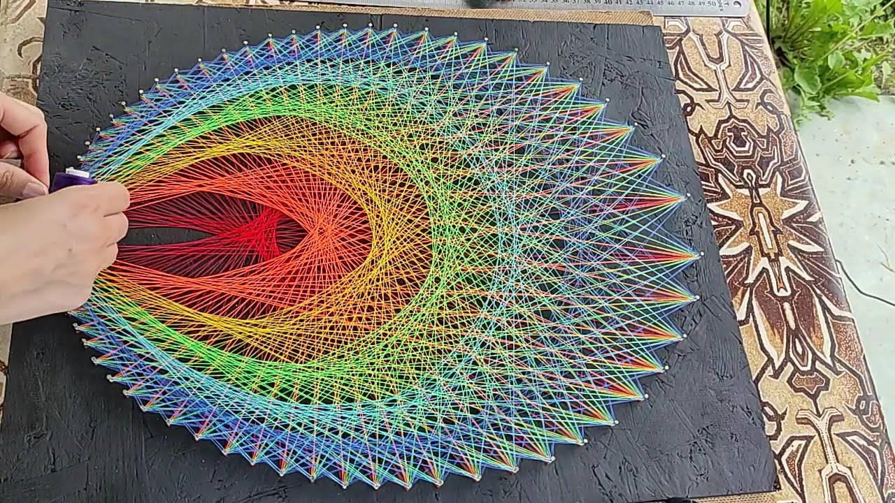 Stereo Gates String Art project - стрінг арт Стерео Брана - Nori Ku