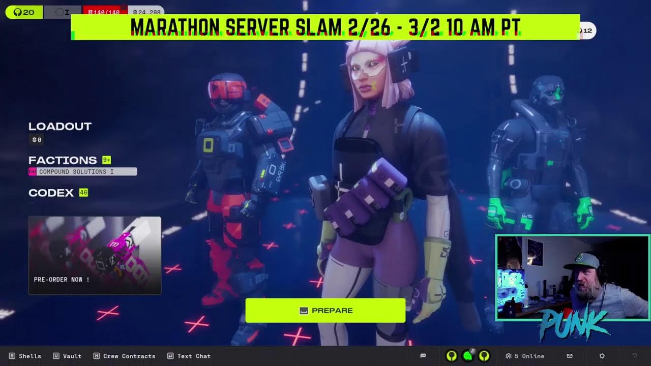 Marathon Server Slam Day3 // !discord !merch