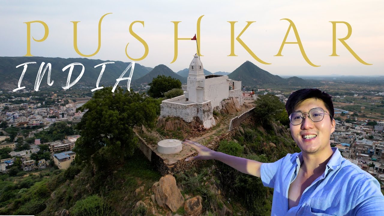 PUSHKAR, INDIA 🇮🇳 - My FAVORITE City in Rajasthan! Exploring the Lake, Ghats + Viewpoint in Pushkar!