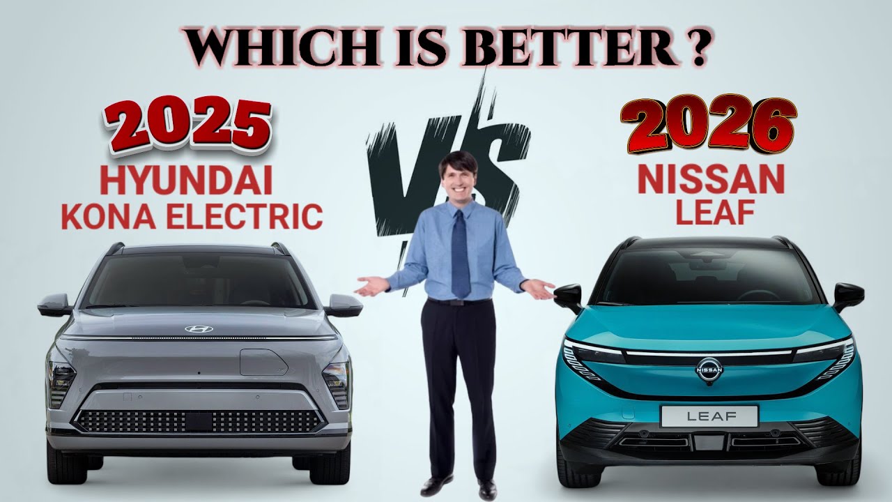 2025 Hyundai Kona Electric vs 2026 Nissan Leaf - Which is better?