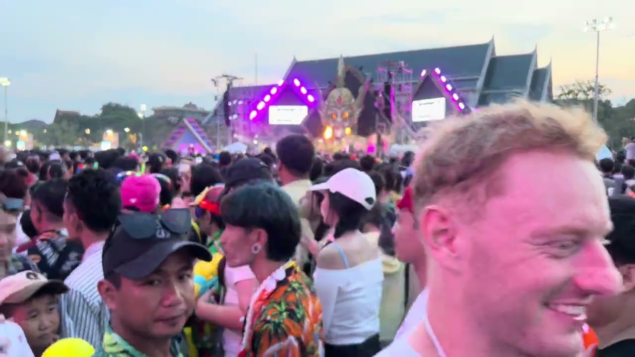 Celebrating Songkran @ Sanam Luang, Bangkok